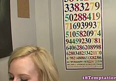 Watch this real amateur teen tugging my dick in POV.