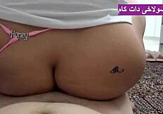 Beautiful iranian mom gets ass and pussy licked by son