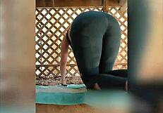 Fucking Pierced Pussy Outdoors Boldly