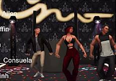 Shemale fucks the stepdaughter's fiance before the wedding