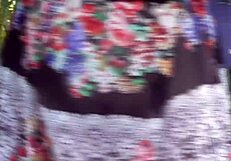 hairy mature flashing in the park