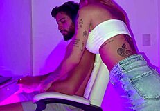 lost game got blowjob from spanish