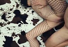 Spending time with my milf secretary in stockings