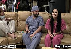 Patient Blare Celeste Gets Hitachi Orgasm From Doctor In Tampa Backstage