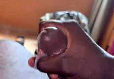 Thick black ghanaian dick fucked big black ass