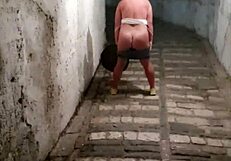 Hot stepmom public tease blowjob