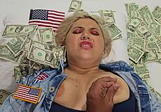 Blonde Whore Fucks For Cash, Loving Every Hard Pound And Pussy Stretch