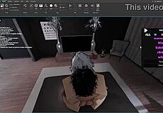 A slut plays a sex game