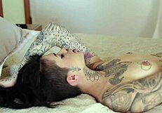 Do you feel our tongues sliding deep into that soft, wet pussy?