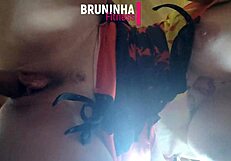 pov - brazilian greluda fucks without condom and films close up wet pussy