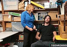 Officer Krissy Lynn seduces thief for rough fuck