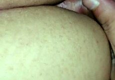 teasing the tip in intense anal assfucking action