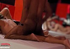 i see the brazilian wife get her ass eaten by big black cock, leaving for cuckold