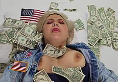 Blonde Whore Fucks For Cash, Loving Every Hard Pound And Pussy Stretch