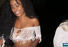 Scarlet Taylor And Busty Ebony Juliana Share Dicks In 4some