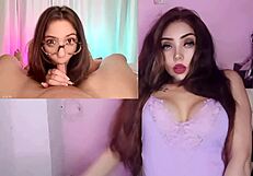 nerdy latina with big tits rides her lover hard, craving creampie and swallowing loads of cum