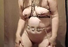 french housewife performs a sexy striptease with toys