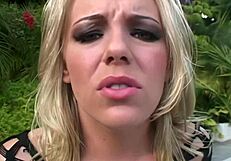 Missy Monroe loves intense jizz on gaping asshole masturbation