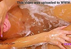 beautiful brunette teen student