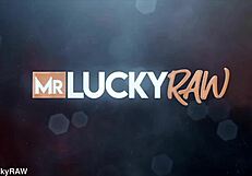 cum hungry blonde london laurent fucks doggystyle bent over