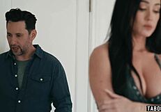 tricky dude consoles and roughly fucks his petite milf roommate jennifer white in the dorm with deepthroat!