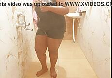 Myanmar Sexy Milf Enjoys Shower Bathing