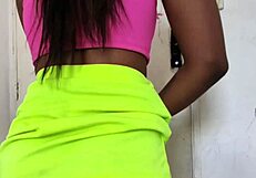 Watch this skinny babe with big ass getting fucked doggy by neighbor