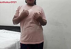 Desi Indian girl Niharika shows big boobs and pussy with full audio