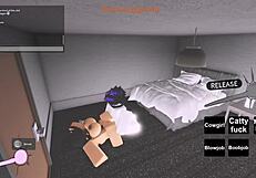 Fucking a Hot Fan on Roblox in Doggystyle, Missionary, and Creampie Positions