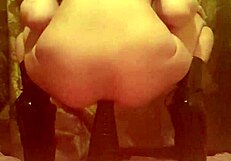 hey, check out this amateur teen's home solo anal fisting with leather shoes and toys 😈