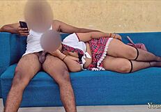 Step Daddy Gives 18-Year-Old Princess Big Cock Cumshot On Her Big Tits