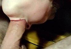 malisa gets her throat fucked off the bed