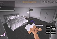 Fucking a Hot Fan on Roblox in Doggystyle, Missionary, and Creampie Positions