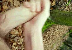 Watch Her MASTURBATE In The FOREST!