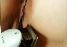 Shaved pussy and asshole teaser for bbw pornstar.