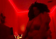 i'm a sexy bbw ridin on top of this musclar lesbian stud, dominatin her with my big ass