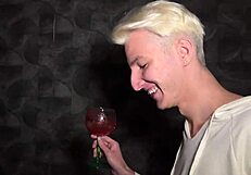 Fucked busty friends girlfriend hard at house party and made her squirt