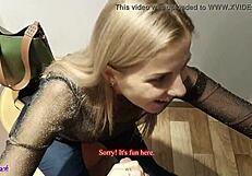 Letty black caught giving blowjob in dressing room!