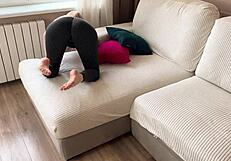 real cheating - i fucked my wife's stupid sister while she was out, russian amateur with big tits and talk