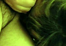 Dirty slut sucks cock and eats ass