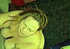 Doggystyle session with milf ends in cumshot on her body