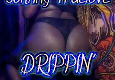 drippin ebony pussy striptease with clothes ripped