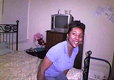 Hot 18-year-old intensely sucks on two big dicks.