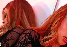 big booby redhead cant resist oily fuckfest on halloween