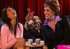 Tera Patrick massages Spyder Jones' big dick with her pussy 😏