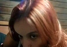 nice chat with the beautiful redhead