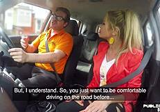 busty euro rides backseat