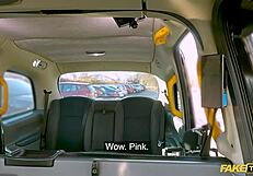pink haired creampied in taxi