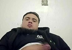 Jandro96Sheer Masturbates His Monster Cock Intensely