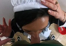 Cosplay Compilation- Slutty Nun and Nymphomaniac Maid- Preview with Ass Worshiping and Deepthroat